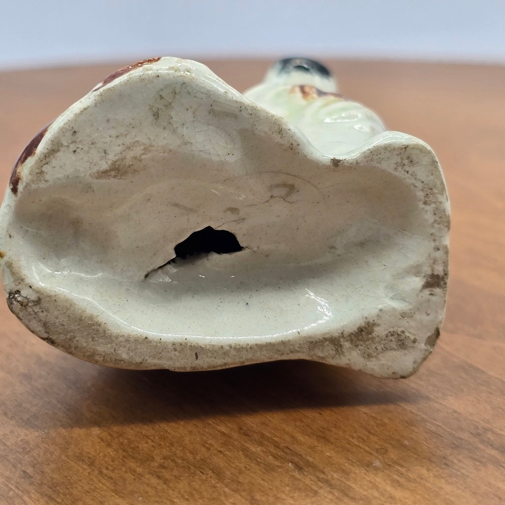 19th-century Staffordshire spaniel dog‎ figurine Antique collectible England. - Picture 5 of 10